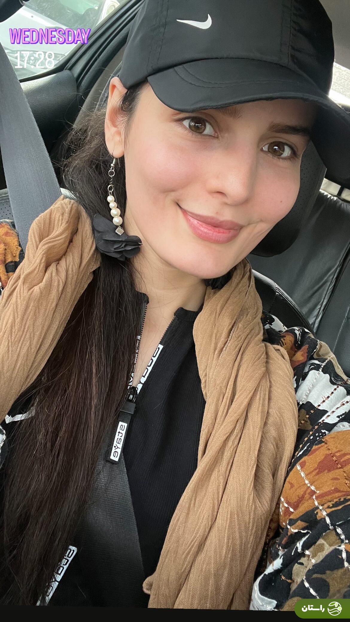 عکس | سلفی ماشینی غزاله اکرمی بازیگر نقش سوجان
