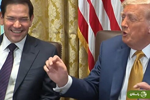 ماجرای ساعتی که ترامپ از دفتر مارکو روبیو برداشت! + ویدئو