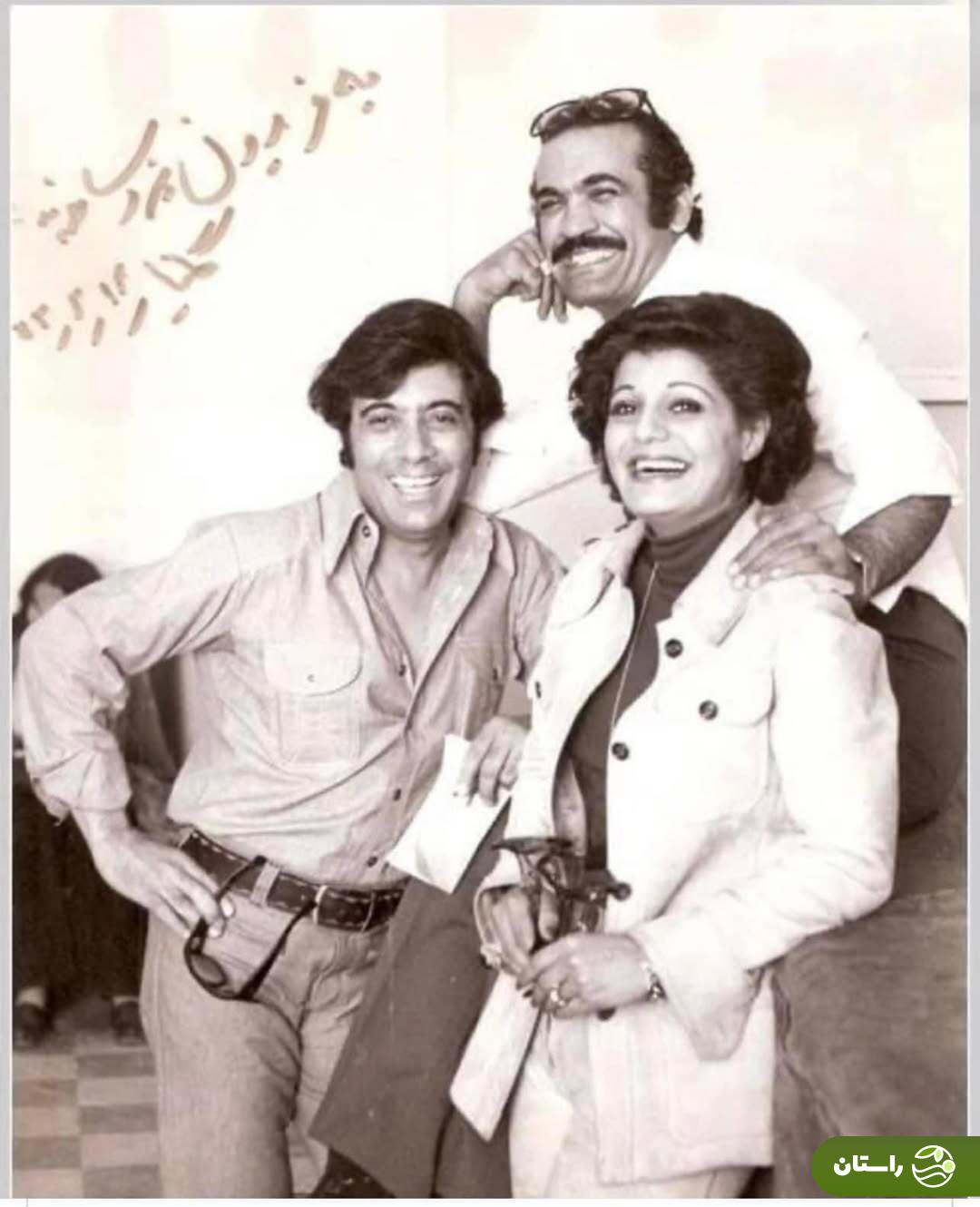 عکس | تونل زمان؛ رامش، گلپا و فریدون فرخزاد در سالن رادیو؛ سال ۱۳۵۲