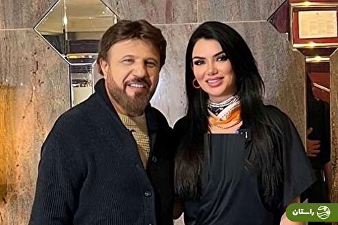 عکس جدید بيژن مرتضوی و همسر پنجمش نرگس در پاریس