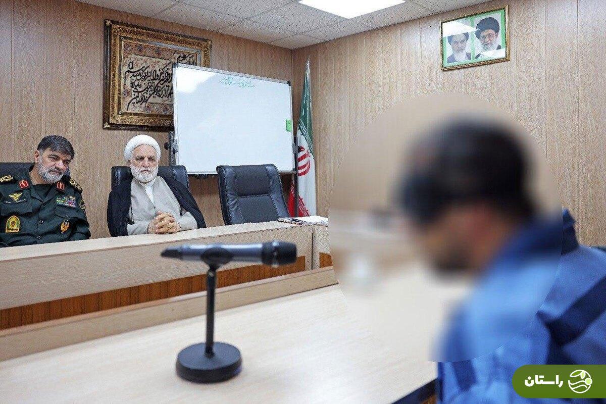 ویدئو | اعترافات جاسوس موساد در حضور محسنی اژهای