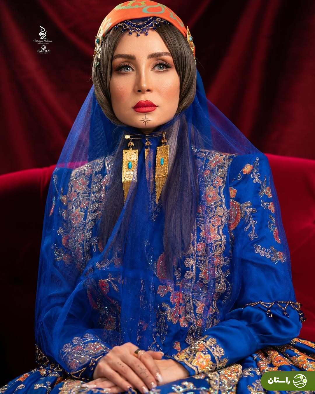تصاویر | استایل و میکاپ جذاب حدیث فولادوند با الهام از زنان قشقایی