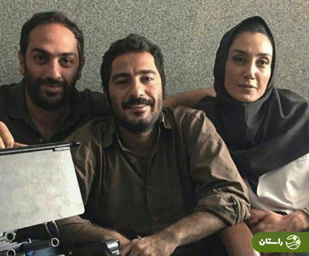 عکس | هدیه تهرانی، امیر آقایی، نوید محمدزاده و وحید جلیلوند در پشت صحنه فیلم «بدون تاریخ بدون امضاء»؛ سال ۹۵