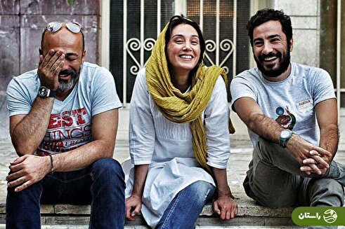 عکس | هدیه تهرانی، امیر آقایی، نوید محمدزاده و وحید جلیلوند در پشت صحنه فیلم «بدون تاریخ بدون امضاء»؛ سال ۹۵