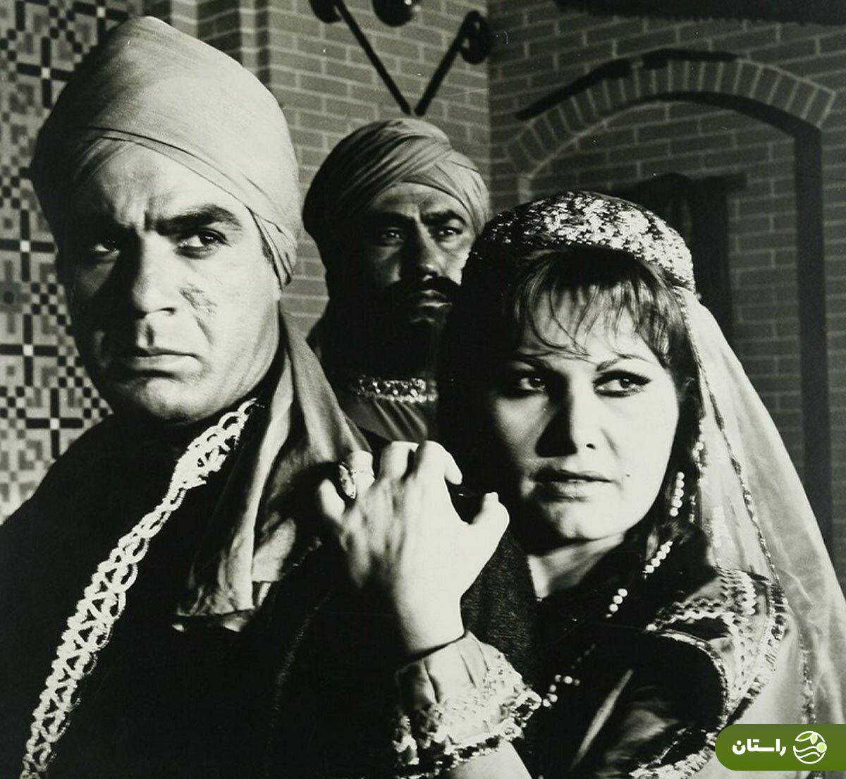 عکس | تونل زمان؛ ایرن زازیانس و ناصر ملک مطیعی در فیلم «جاده زرین سمرقند»؛ سال ۱۳۴۶