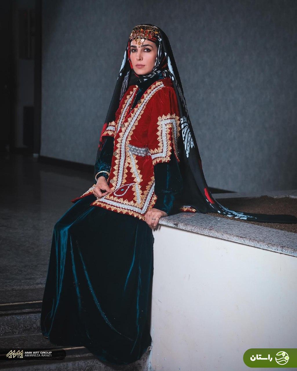 تصاویر | دلبری سوگل طهماسبی بازیگر سریال کیمیا و بچه مهندس با استایل لری