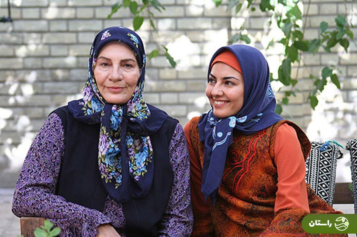 عکس | تونل زمان؛ روشنک عجمیان، آناهیتا همتی، برزو ارجمند و مهتاج نجومی پشت صحنه سریال «یک وجب خاک»؛ ۱۸ سال پیش
