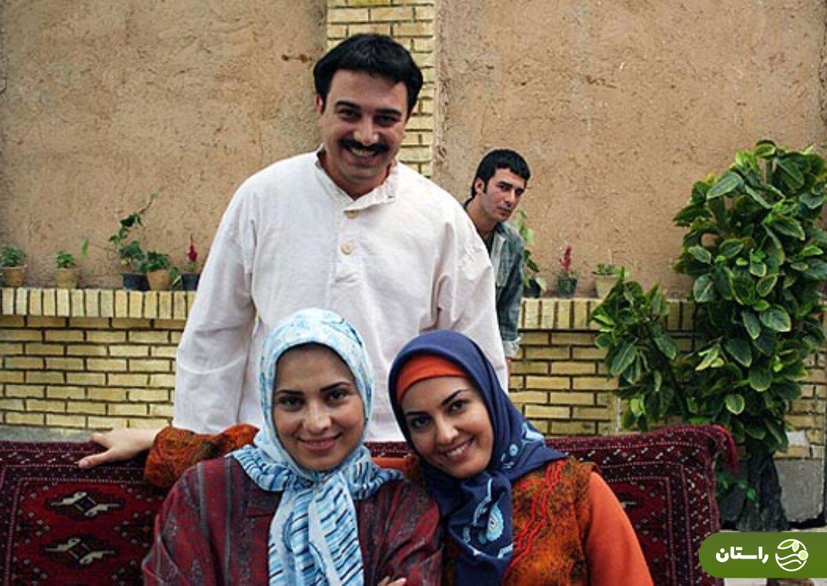 عکس | تونل زمان؛ روشنک عجمیان، آناهیتا همتی، برزو ارجمند و مهتاج نجومی پشت صحنه سریال «یک وجب خاک»؛ ۱۸ سال پیش