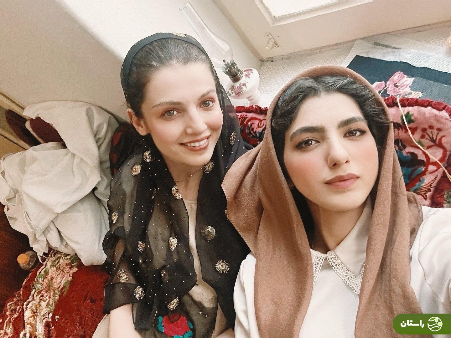 عکس | سلفی سپیده (بنفشه ریاضی) با شیرین (مهسا حجازی) و امیر (هوتن شکیبا) سریال «تاسیان»