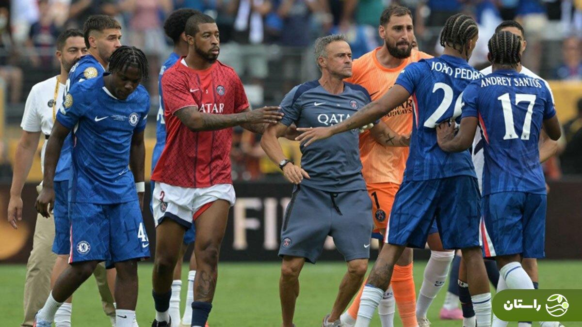 ویدئو | سیلی سنگین لوییز انریکه بر گوش بازیکن چلسی پس از باخت! ویدئو | سیلی سنگین لوییز انریکه بر گوش بازیکن چلسی پس از باخت!