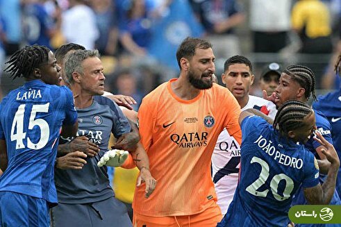 ویدئو | عجیب و باورنکردنی؛ سیلی سنگین لوییز انریکه بر گوش بازیکن چلسی پس از باخت!