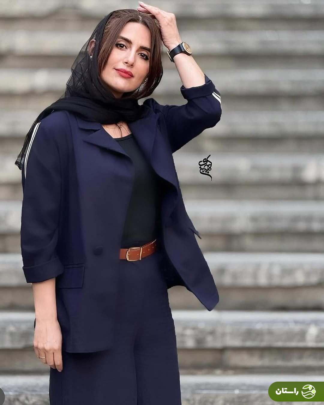 تصاویر | ژست‌های رها خدایاری در اکران خصوصی فیلم سینمایی «مرجان»