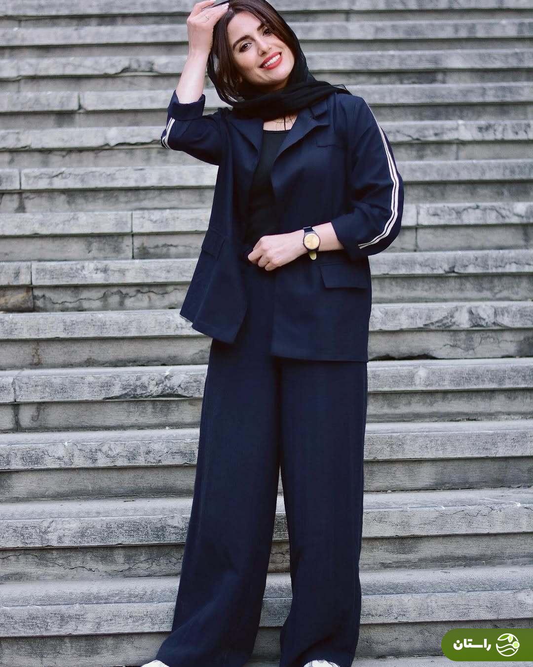 تصاویر | ژست‌های رها خدایاری در اکران خصوصی فیلم سینمایی «مرجان»