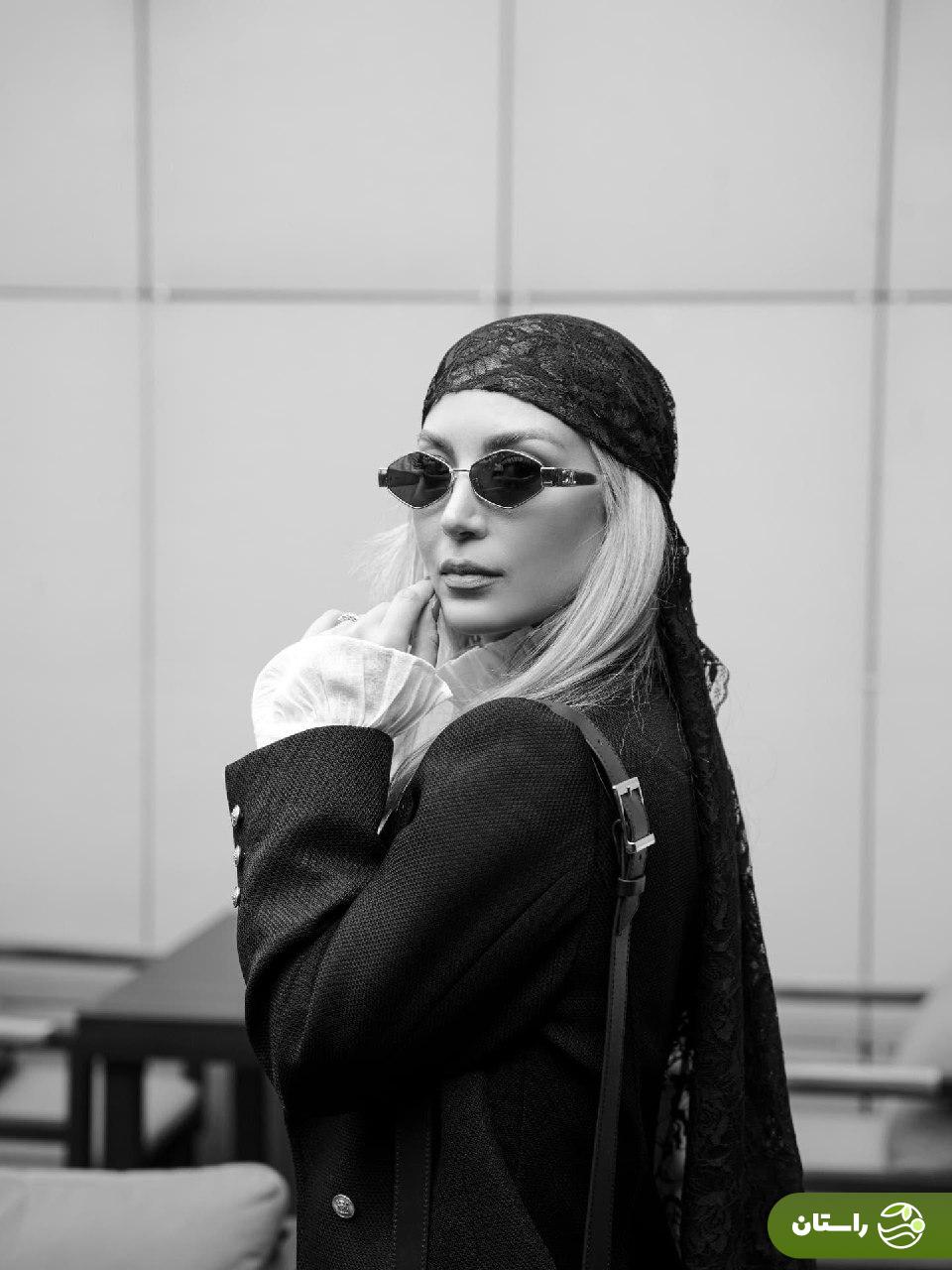 تصاویر | استایل جدید و شیک مینا مختاری، همسر بهرام رادان خبرساز شد