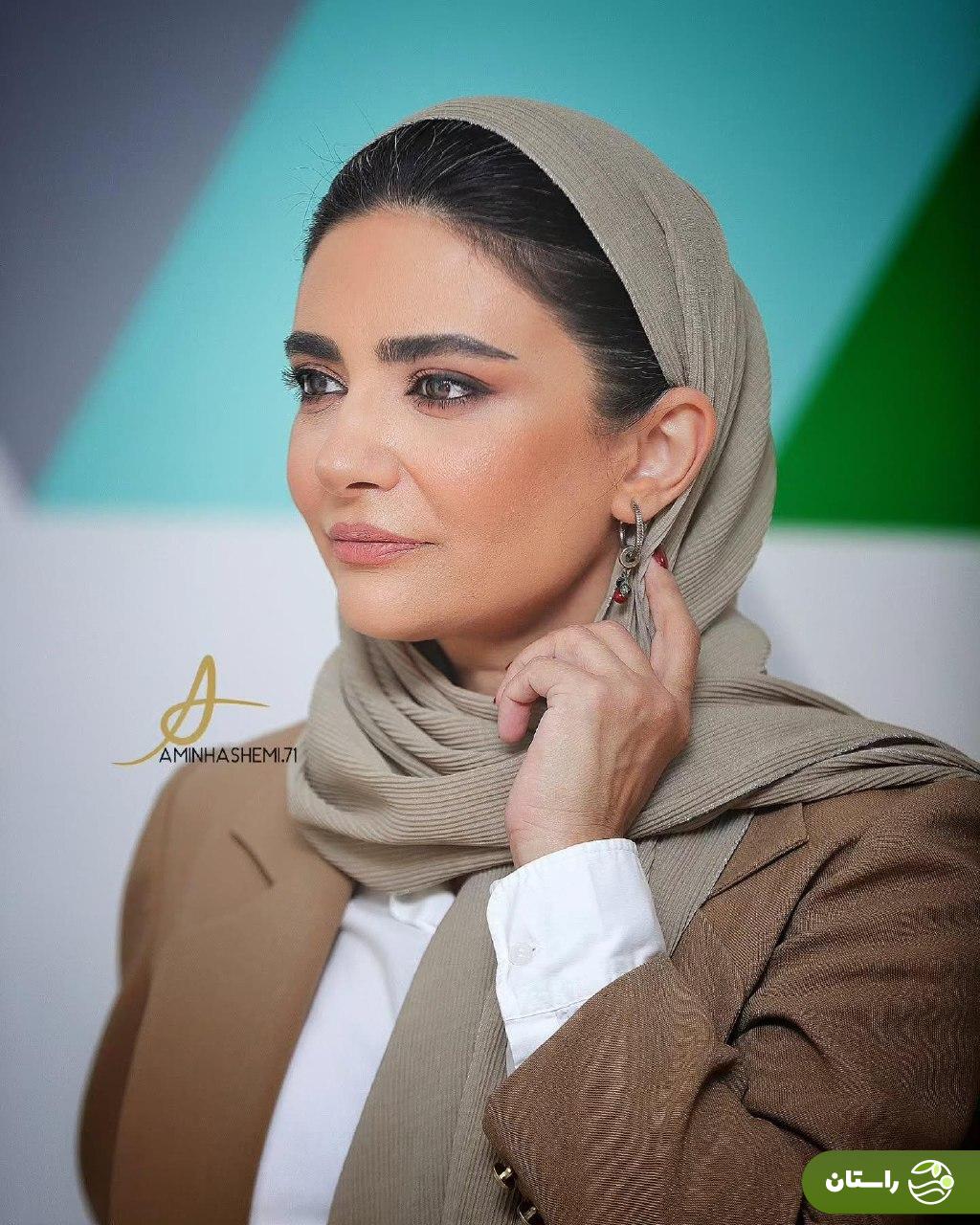 عکس | استایل لیندا کیانی در اکران خصوصی فیلم «زعفرانیه»