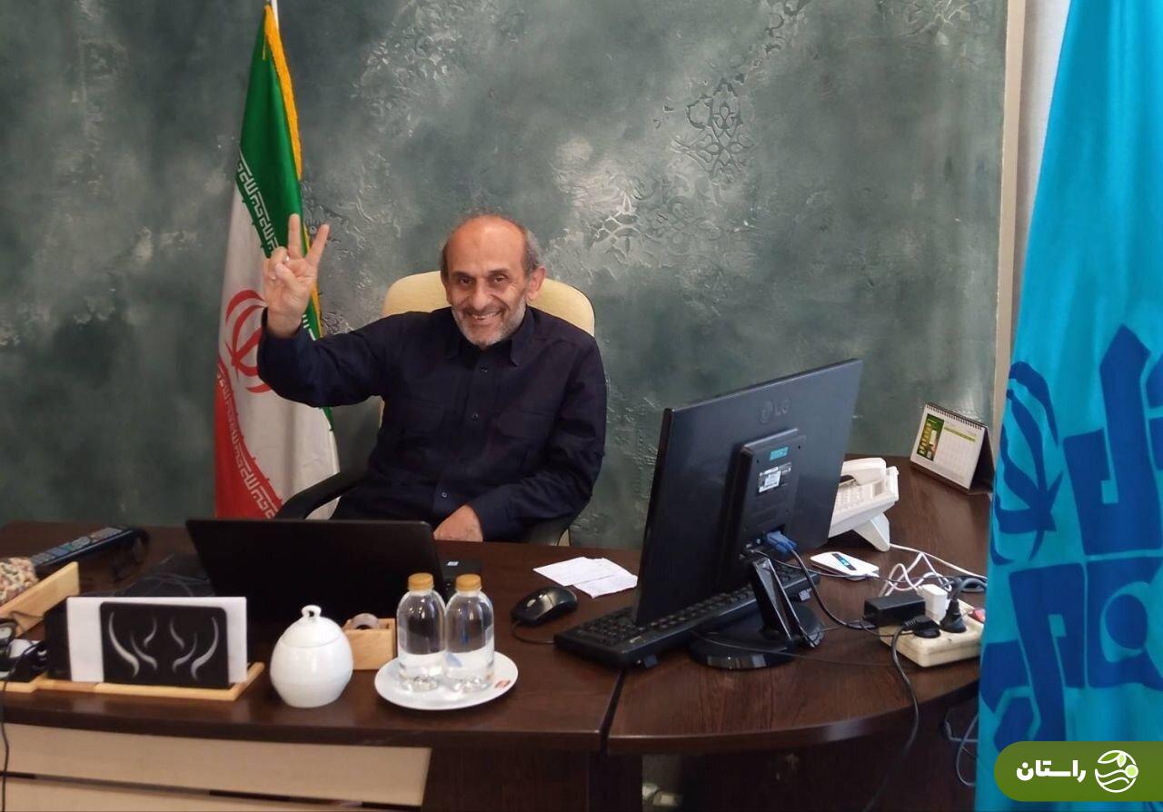 رئیس صداوسیما در دفتر کار جدیدش حمله اسرائیل