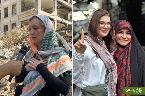 ویدئو | خبرنگاران زن آمریکایی در ایران چه می‌کنند؟ از عکس یادگاری با سحر امامی تا سردادن شعار «مرگ بر آمریکا و اسرائیل»