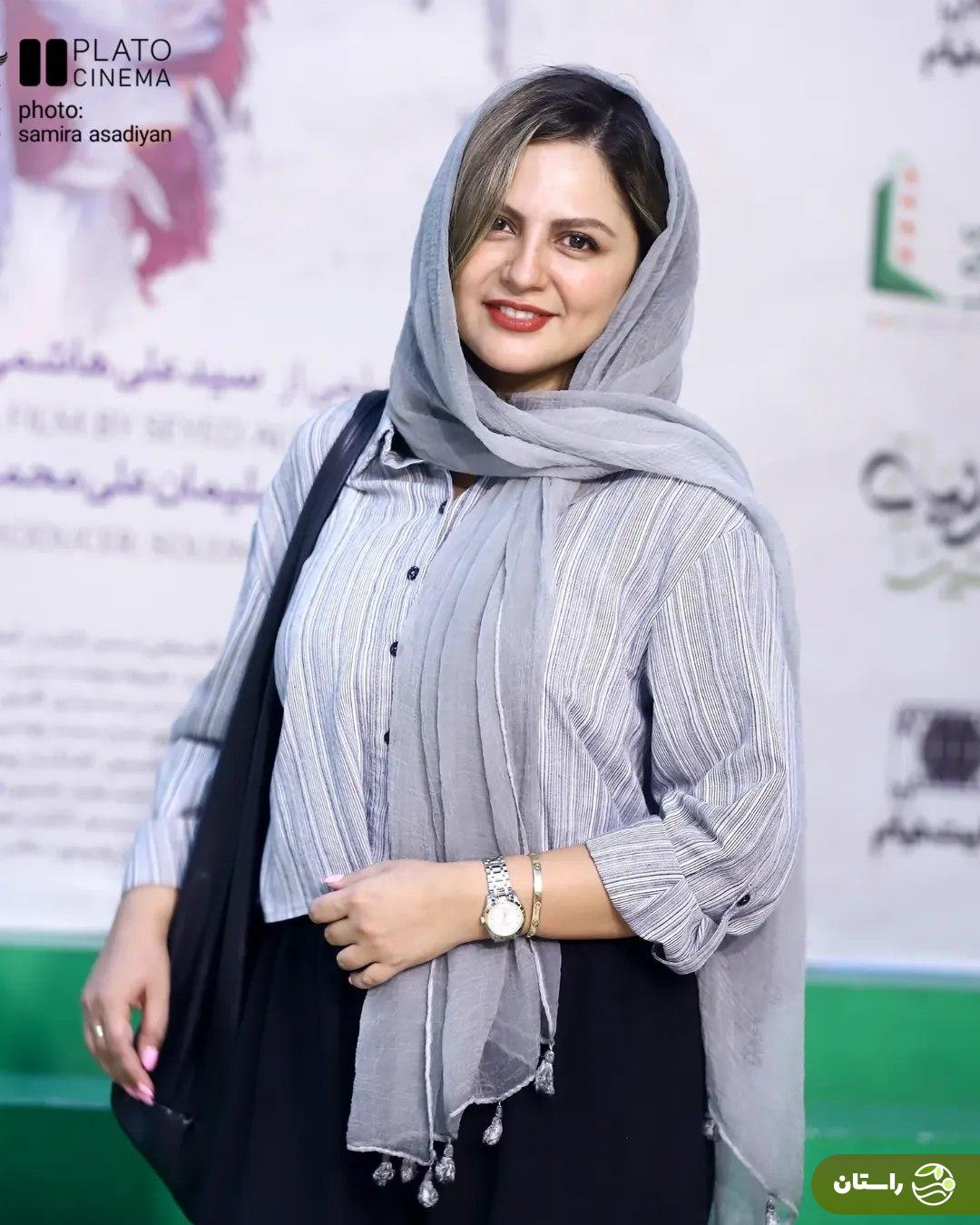 تصاویر | نیلوفر کوخانی در اکران خصوصی فیلم سینمایی زعفرانیه ۱۴ تیر در باغ کتاب