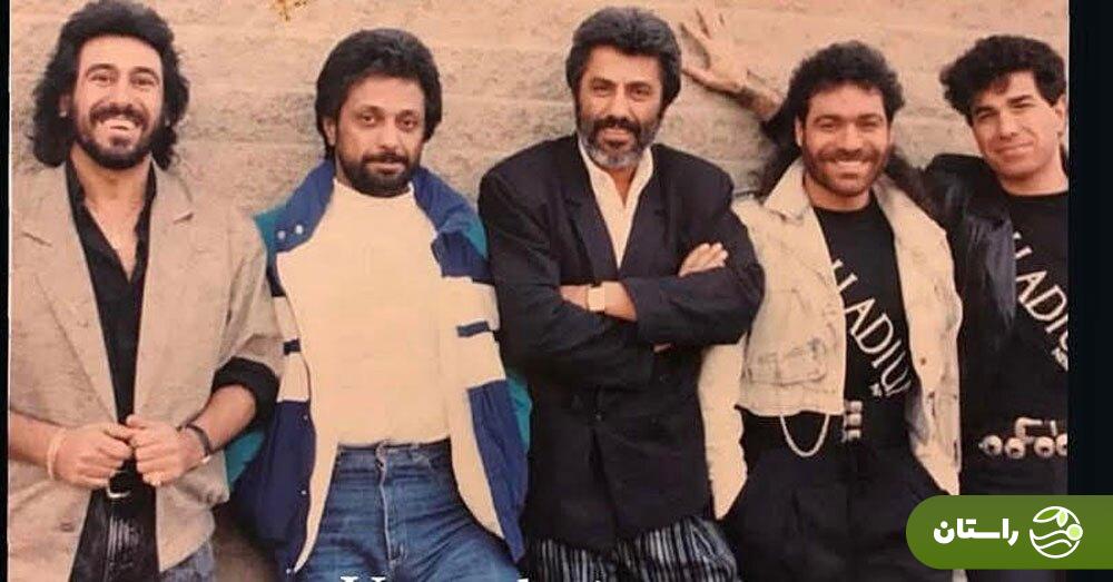 عکس | تونل زمان؛ خواننده‌های موسیقی پاپ ایران در یک قاب؛ اندی، ستار، شهبال، داریوش و شهرام؛ دهه ۵۰