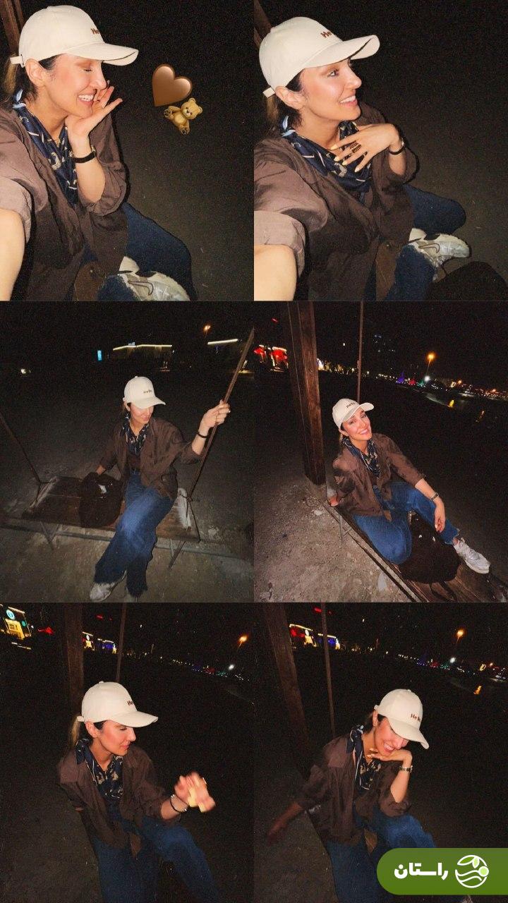 عکس | تاب بازی شبانه زارا نادری‌فر بازیگر نقش هوژان در سریال «ناریا»