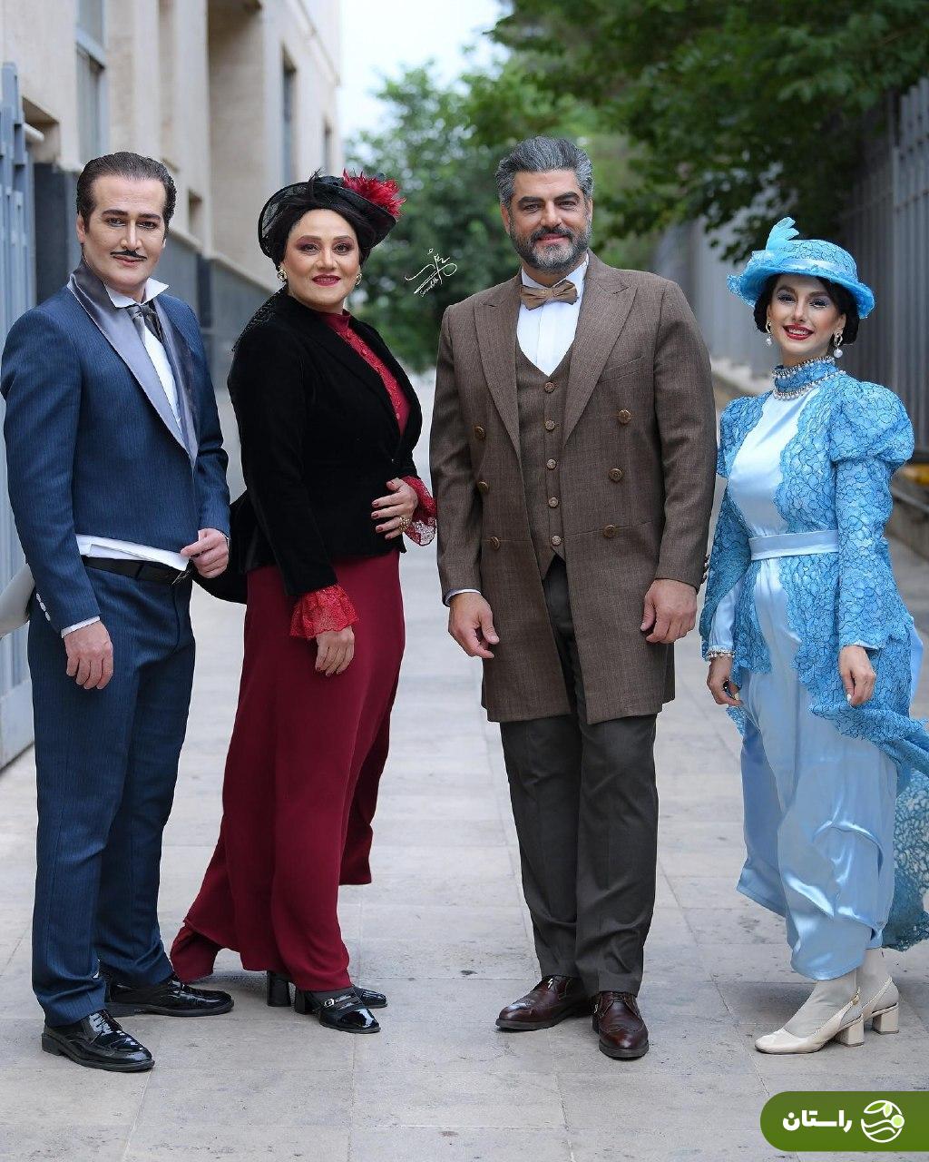 تصاویر | شبنم مقدمی، سام درخشانی و جوانه دلشاد در پشت صحنه یک نمایش