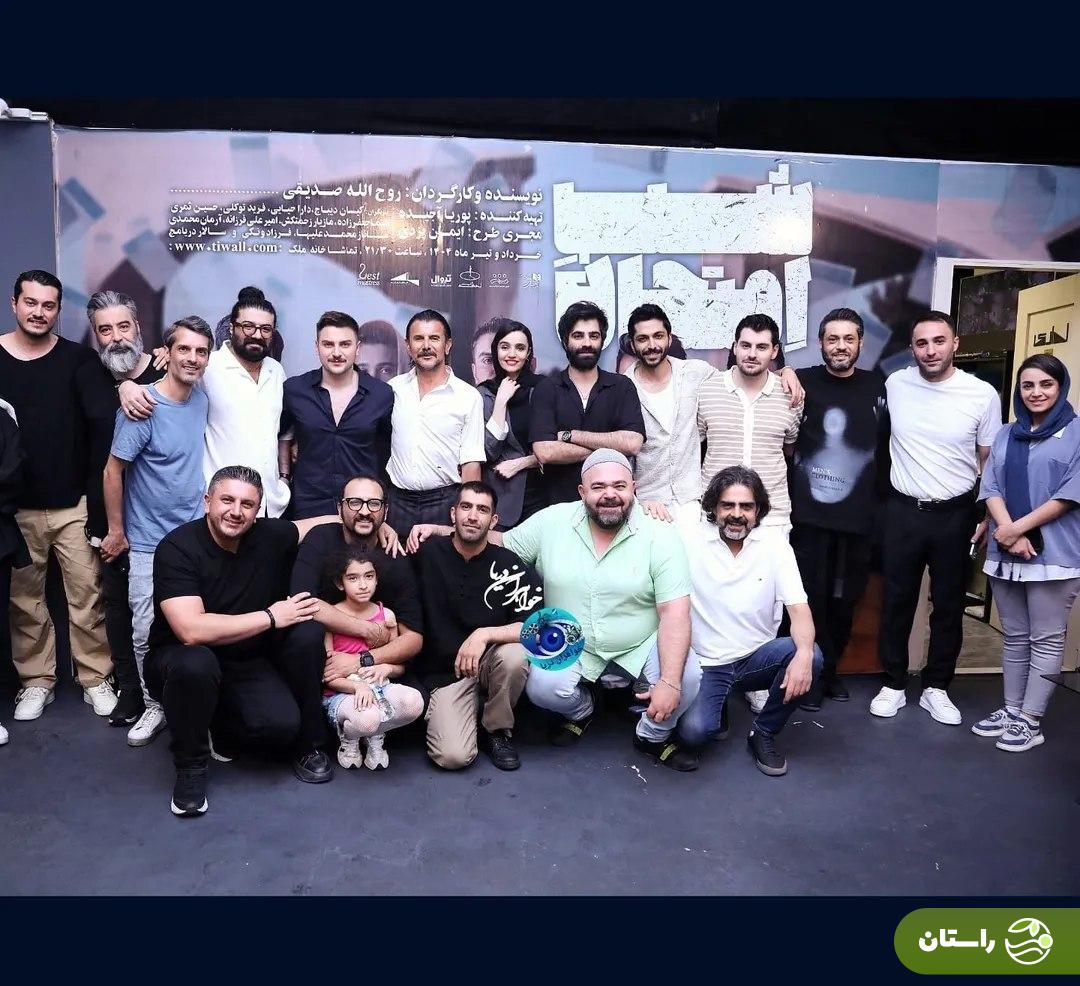 عکس یادگاری با امین حیایی؛ کیسان دیباج، دارا حیایی، نگار نیکدل، روزبه معینی و ... عکس یادگاری با امین حیایی؛ کیسان دیباج، دارا حیایی، نگار نیکدل، روزبه معینی و ...