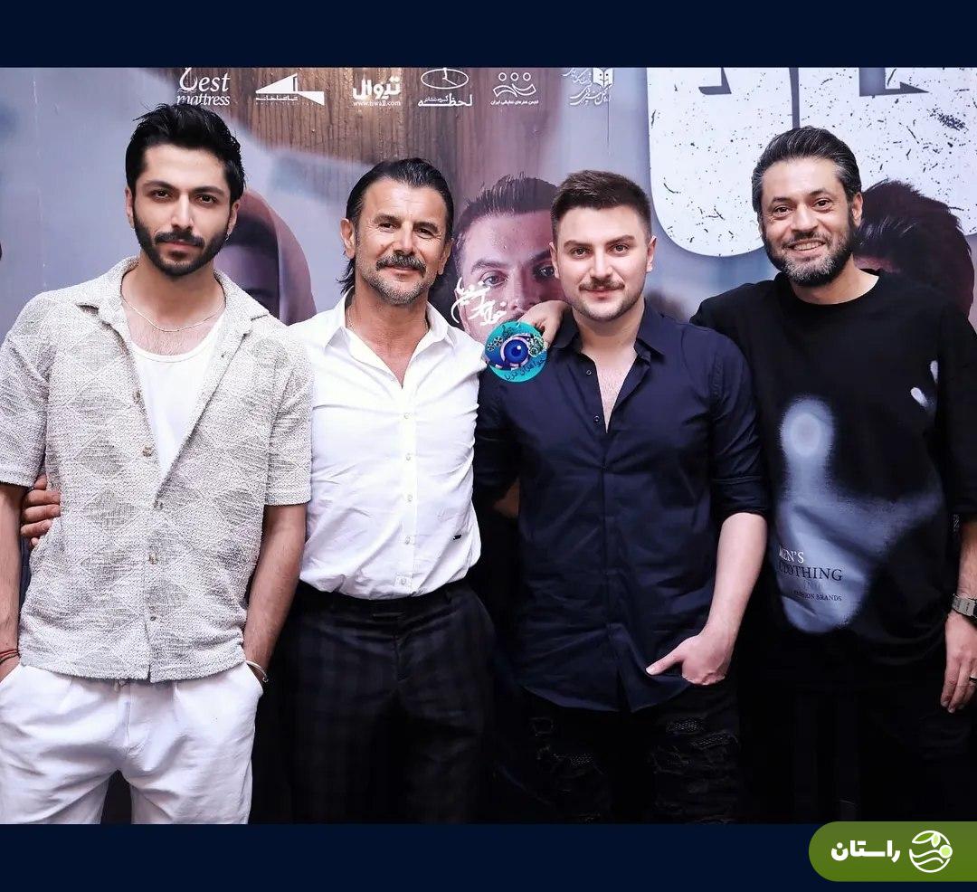 عکس یادگاری با امین حیایی؛ کیسان دیباج، دارا حیایی، نگار نیکدل، روزبه معینی و ... عکس یادگاری با امین حیایی؛ کیسان دیباج، دارا حیایی، نگار نیکدل، روزبه معینی و ...