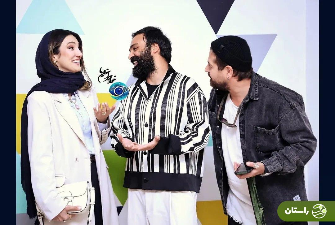 تصاویر | دیدار دوستانه سامان صفاری، زارا نادری‌فر و هامون سیدی؛ سامان، هوژان و افشین سریال «ناریا»