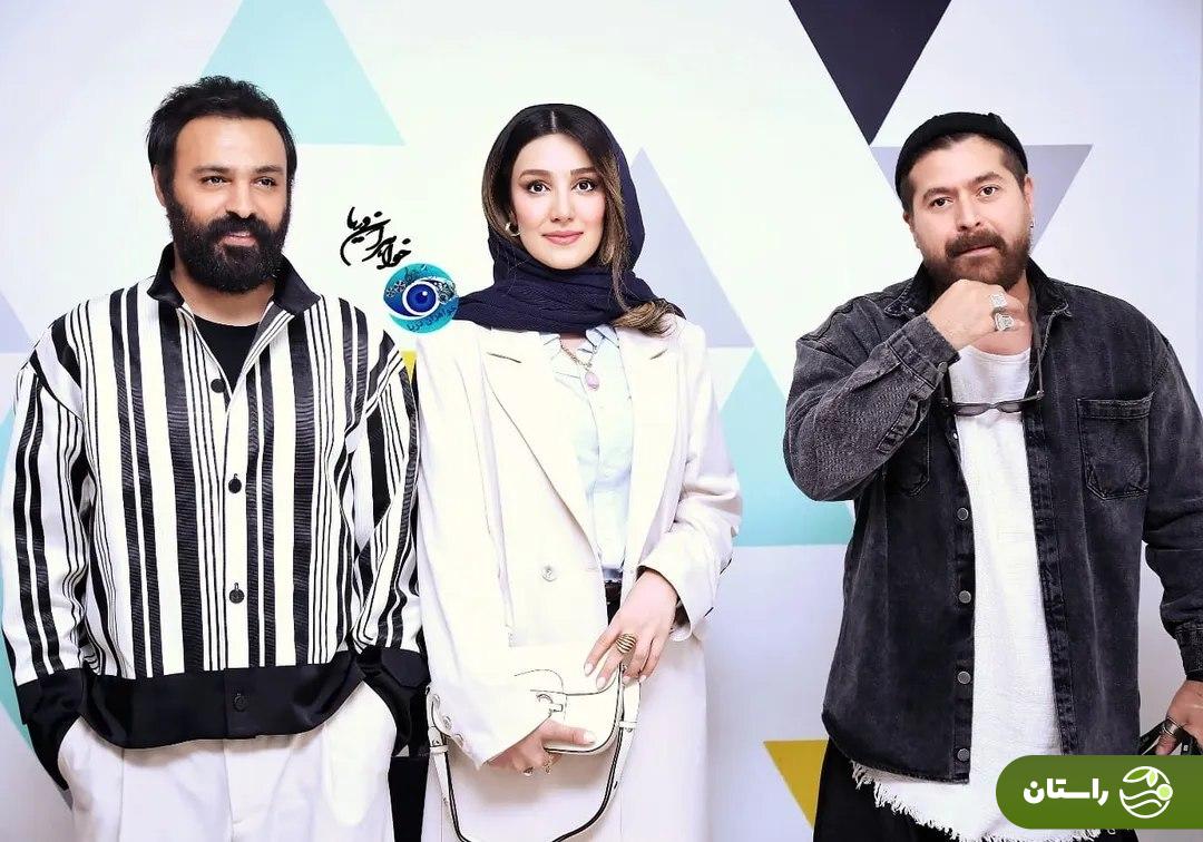 تصاویر | دیدار دوستانه سامان صفاری، زارا نادری‌فر و هامون سیدی؛ سامان، هوژان و افشین سریال «ناریا»