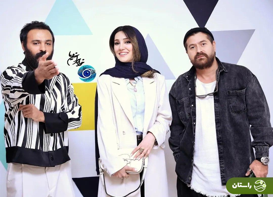 تصاویر | دیدار دوستانه سامان صفاری، زارا نادری‌فر و هامون سیدی؛ سامان، هوژان و افشین سریال «ناریا»