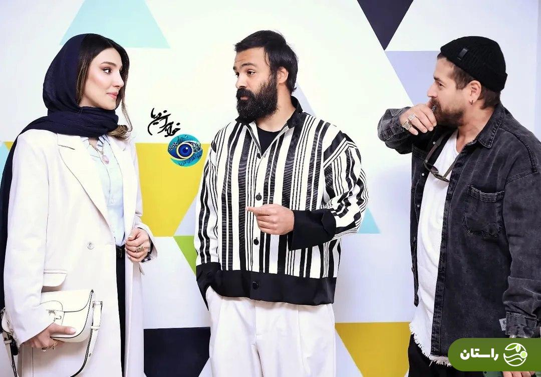 تصاویر | دیدار دوستانه سامان صفاری، زارا نادری‌فر و هامون سیدی؛ سامان، هوژان و افشین سریال «ناریا»
