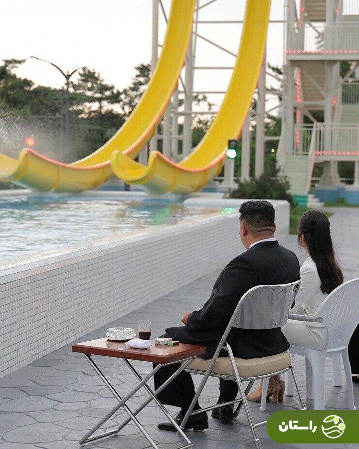 رهبر کره شمالی، همسر و دخترش در بزرگترین مجتمع تفریحی کره شمالی را افتتاح کردند + تصاویر رهبر کره شمالی، همسر و دخترش در بزرگترین مجتمع تفریحی کره شمالی را افتتاح کردند + تصاویر