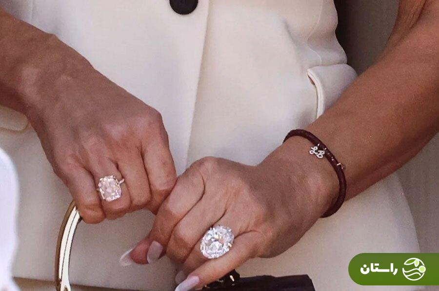 قیمت سرسامآور حلقه الماس لورن سانچز همسر جف بزوس در مراسم عروسی + عکس قیمت سرسامآور حلقه الماس لورن سانچز همسر جف بزوس در مراسم عروسی + عکس