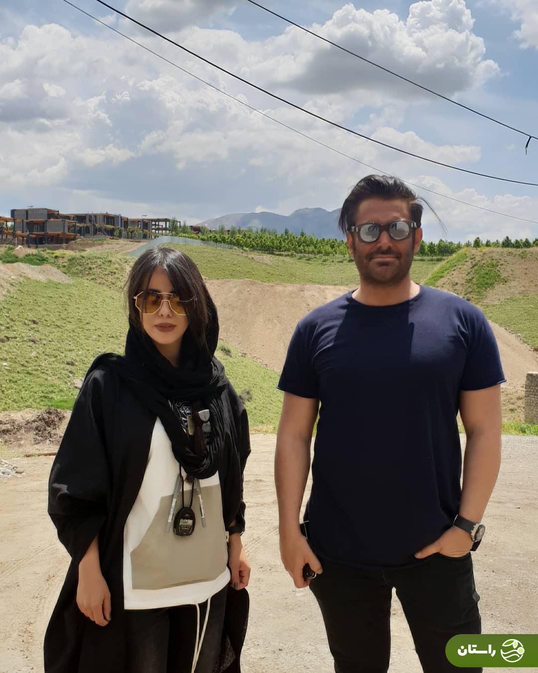 عکس | تونل زمان؛ الهام اخوان و محمدرضا گلزار در پشت صحنه سریال «ساخت ایران ۲»؛ ۷ سال پیش