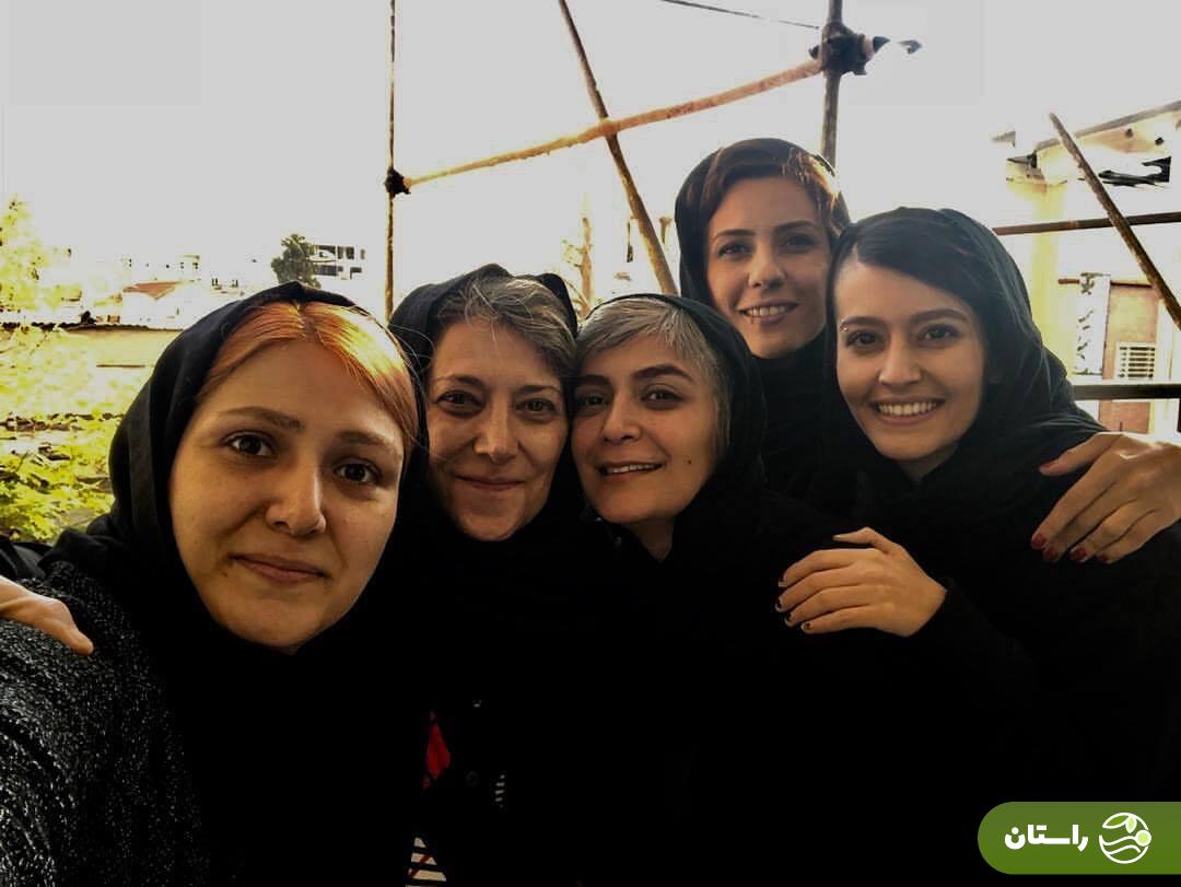 عکس | تونل زمان؛ سلفی سارا بهرامی، باران کوثری، پردیس احمدیه و الهام کردا با چهره بدون آرایش؛ ۷ سال پیش