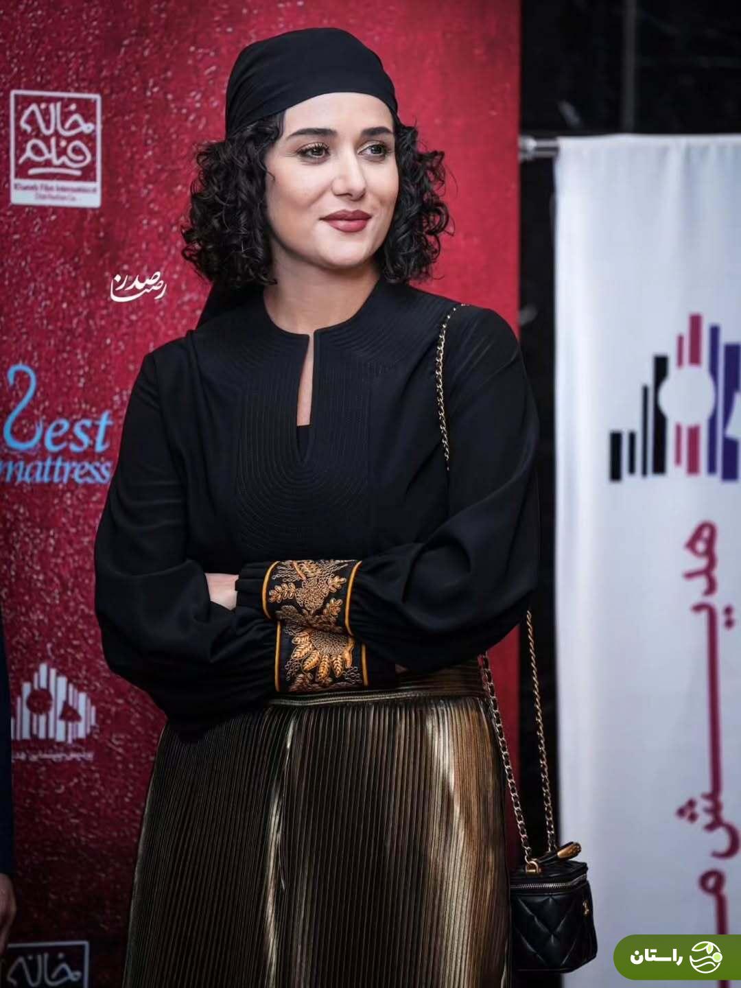 تصاویر‌ | استایل پریناز ایزدیار در اولین اکران مردمی فیلم «زن و بچه»