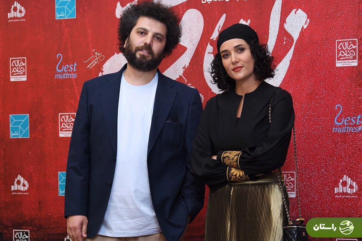 ویدئو | گفت‌وگوی صمیمانه سعید روستایی و پریناز ایزدیار در اکران مردمی «زن و بچه»