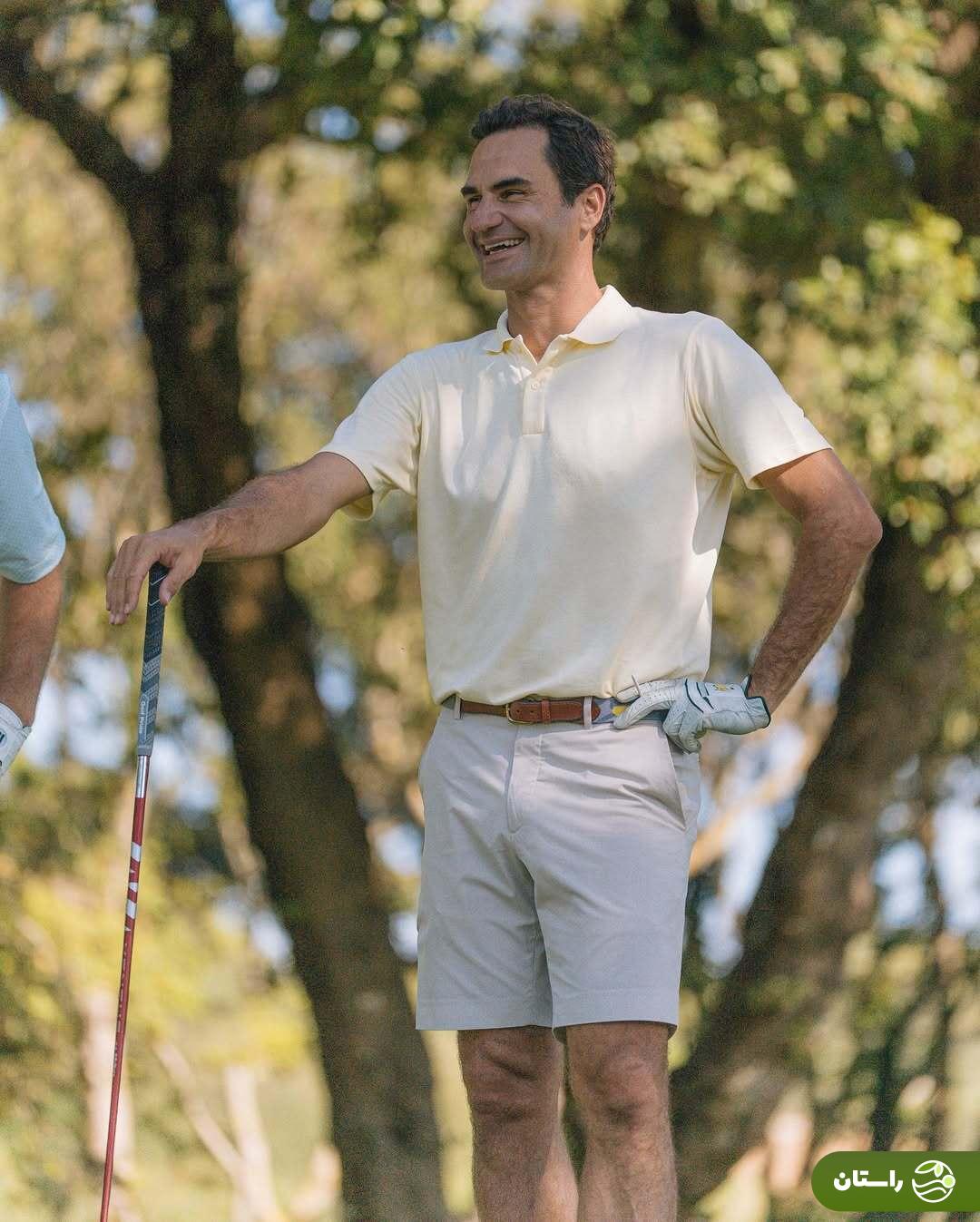 تصاویر | راجرر فدرر و رافائل نادال در حال تمرین گلف