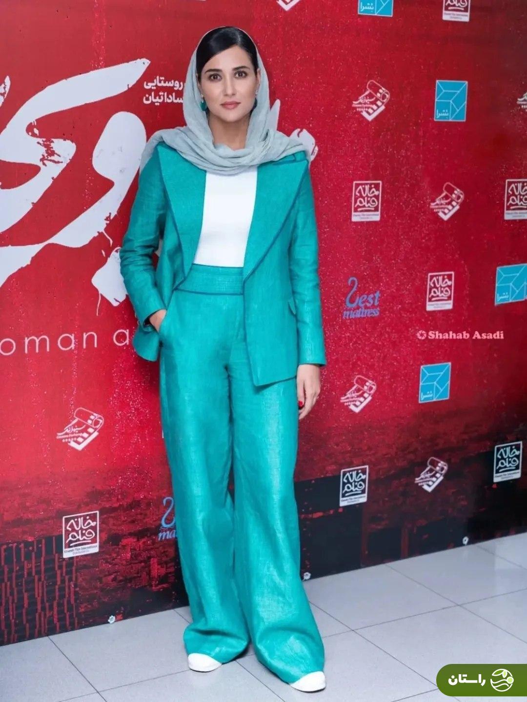 تصاویر | استایل ساده و زیبای پریناز ایزدیار در دومین شب اکران «زن و بچه»