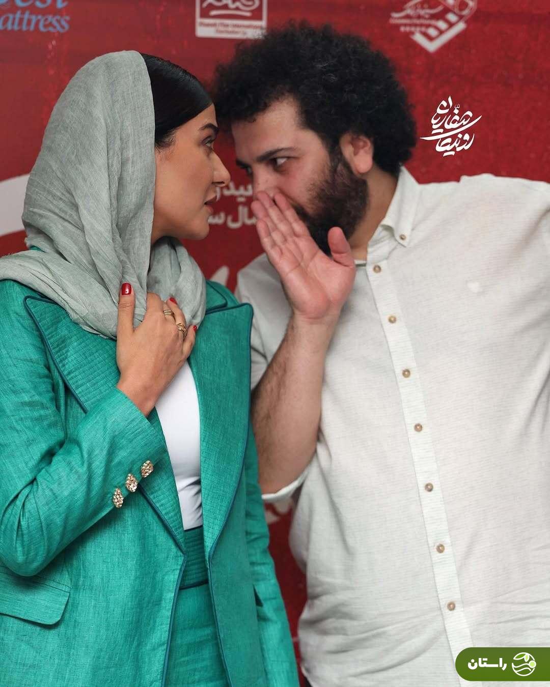 تصاویر | استایل ساده و زیبای پریناز ایزدیار در دومین شب اکران «زن و بچه»