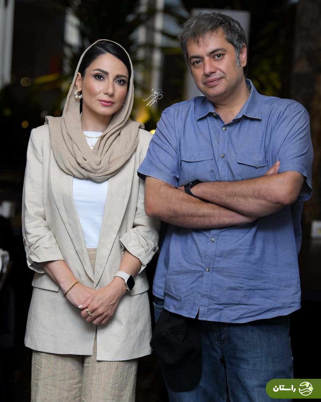 تصاویر | استایل سمیرا حسن‌پور بازیگر سریال جزر و مد در افتتاحیه یک نمایشگاه