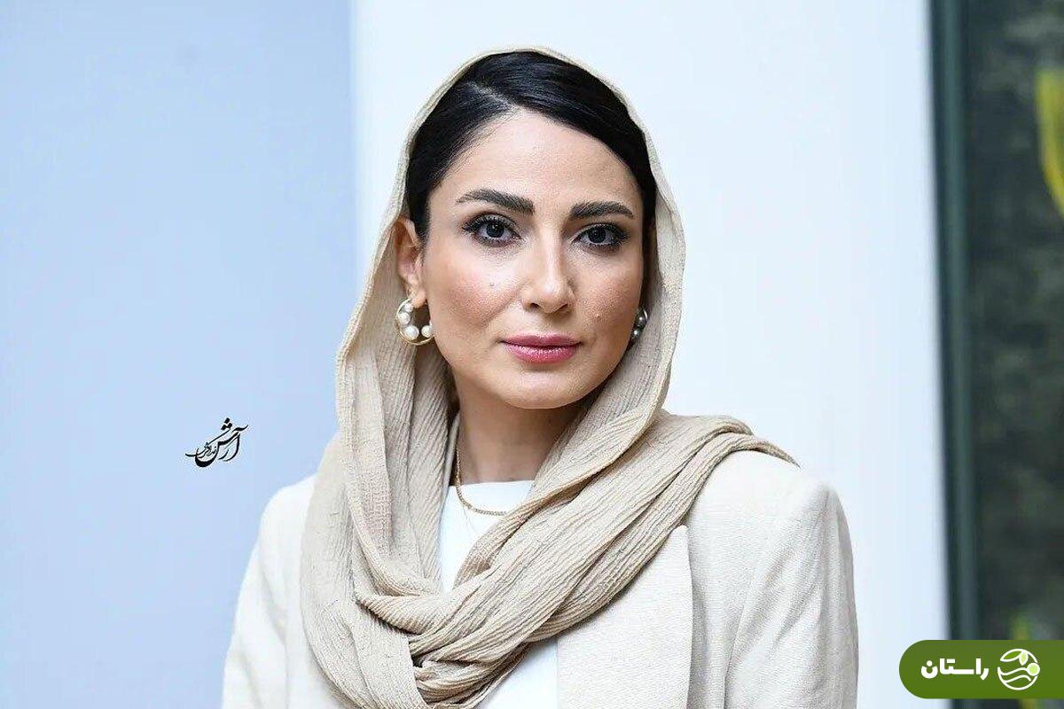 تصاویر | استایل سمیرا حسنپور بازیگر سریال جزر و مد در افتتاحیه یک نمایشگاه