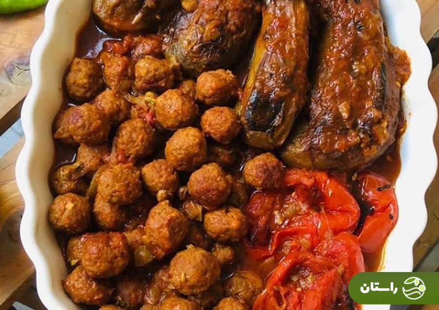 طرز تهیه مشته بادمجان شیرازی مرحله به مرحله به روش اصلی + نکات و فوت و فن‌ها