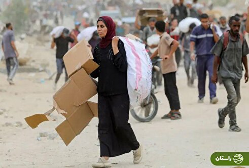 عکس | پوشش متفاوت ویتکاف در نوار غزه جلب توجه کرد