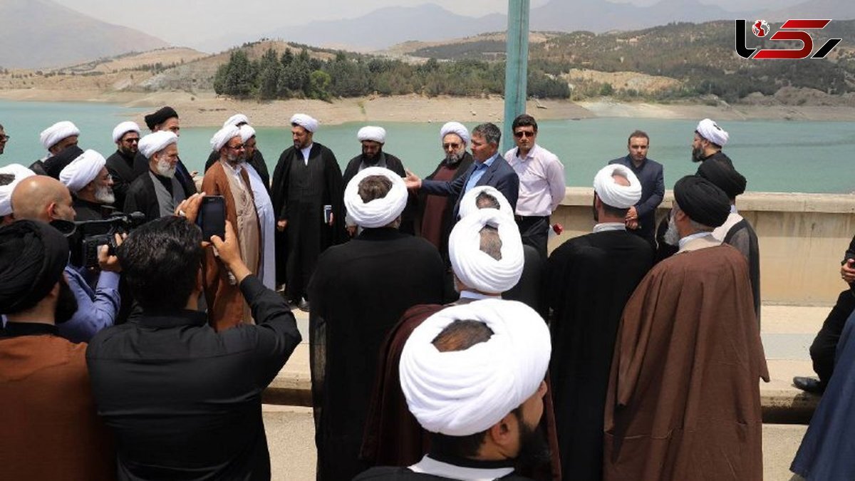 تصویر پربازدید از بازدید چند روحانی از سد لتیان