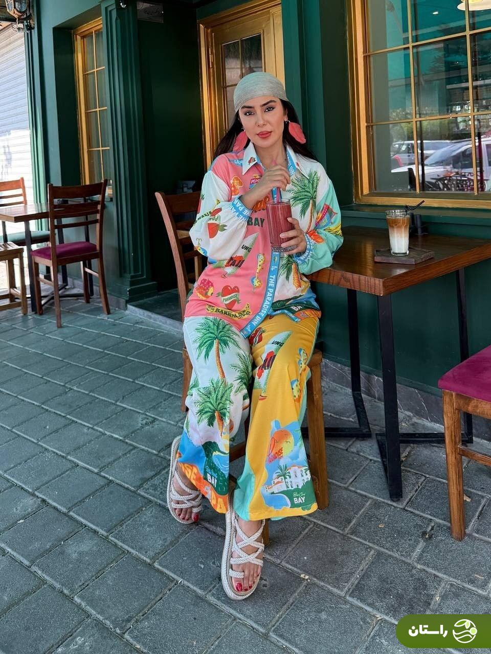 تصاویر | کافهگردی مرجانِ سریال «نونخ» با استایل رنگارنگ و تابستانی تصاویر | کافهگردی مرجانِ سریال «نونخ» با استایل رنگارنگ و تابستانی