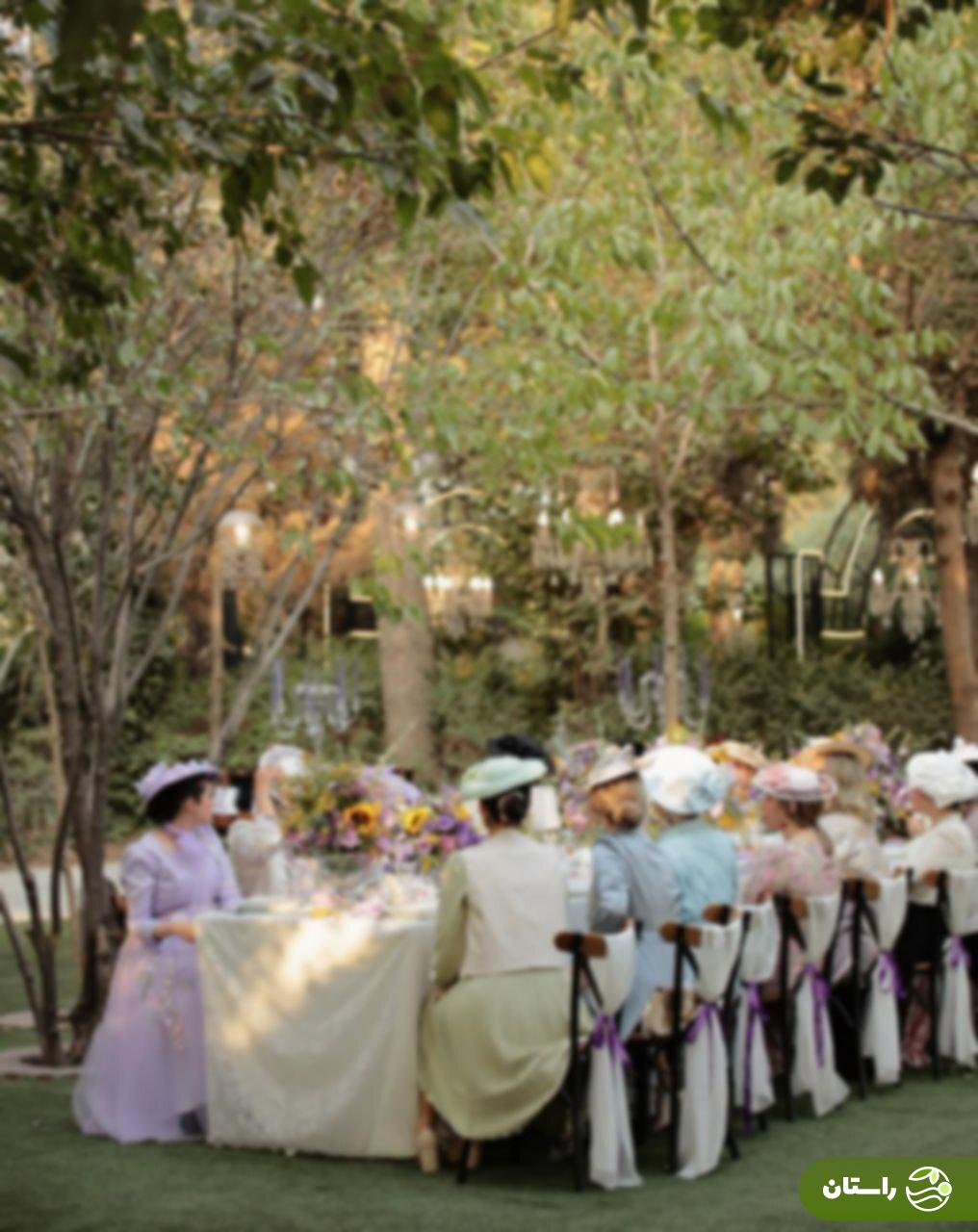 عکس | مهمانی عجیب در شمال تهران با تم عصرانه انگلیسی عکس | مهمانی عجیب در شمال تهران با تم عصرانه انگلیسی