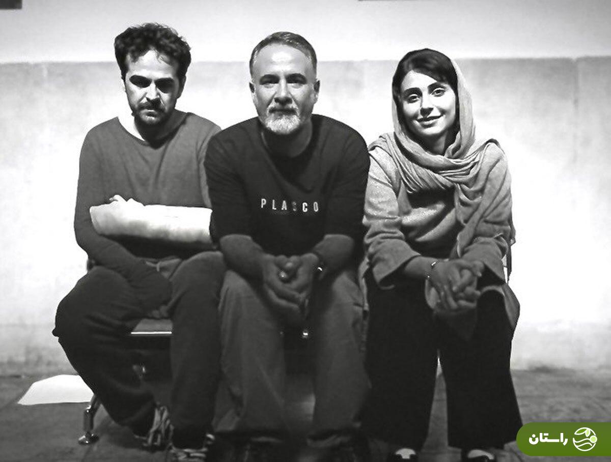 عکس |‌ پشت صحنه سریال آبان؛ امیر و آبان و آقای کارگردان