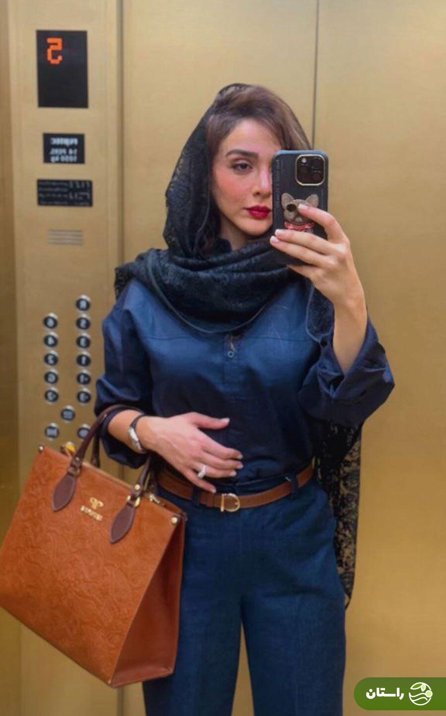 عکس | سلفی آسانسوری یاسمن سریال گرگ و میش با استایلی جذاب