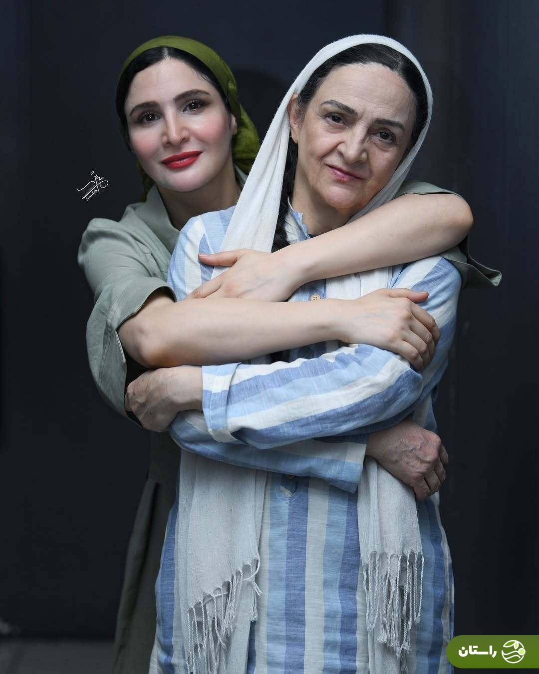 تصاویر زیبای مادر دختری از گلاب آدینه و نورا هاشمی